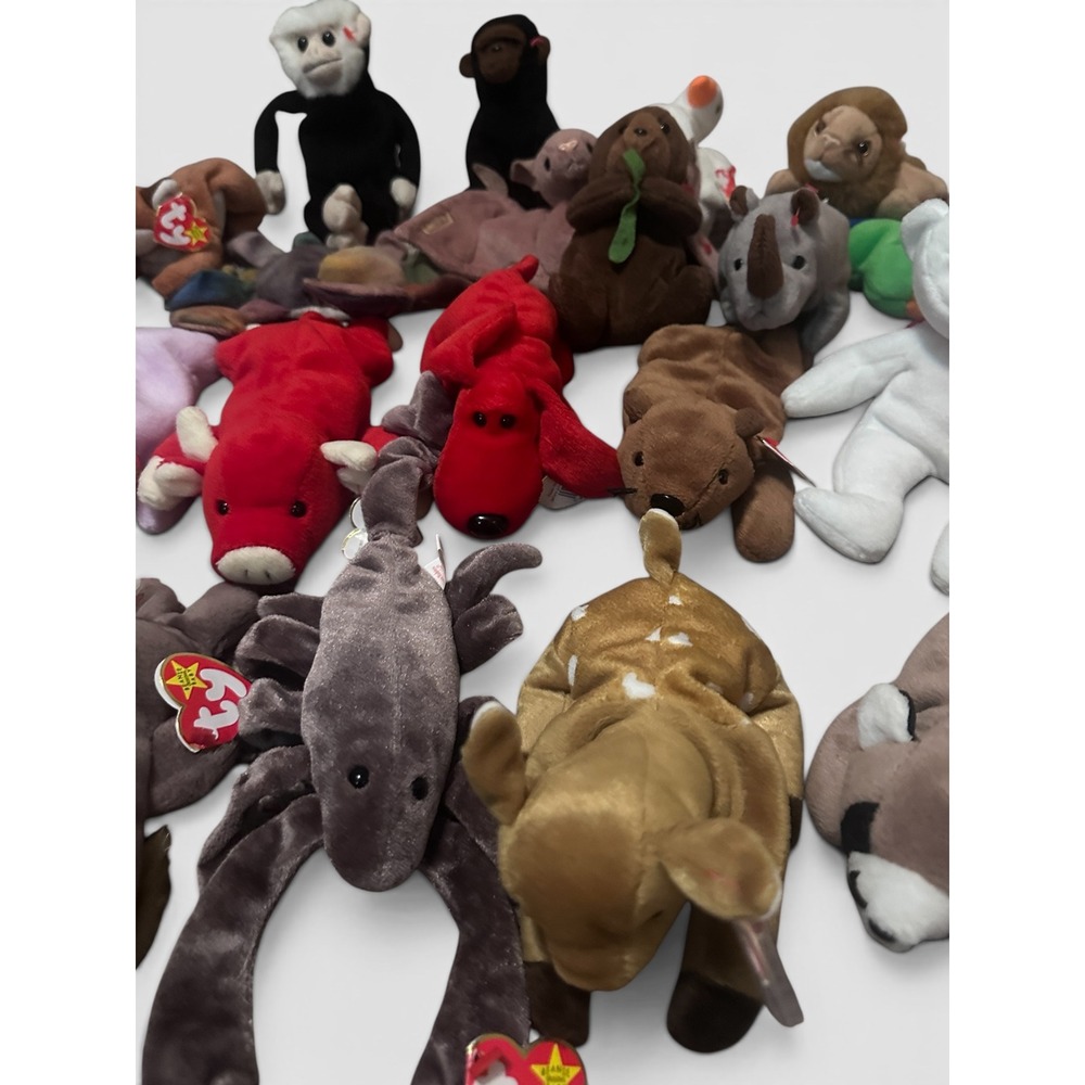 Lot of 30+ Ty Beanie Babies Vintage Collection with Tags(Mixed Animals Plush) - Picture 4 of 5